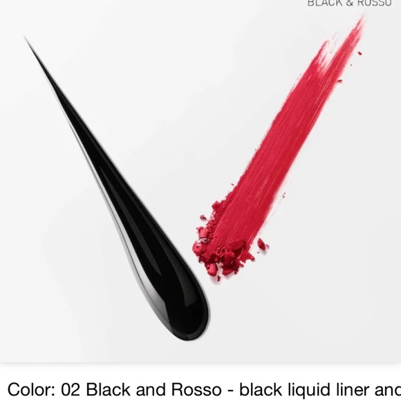 Valentino Twin Liner Gel & Liquid Eyeliner #2 Black & Russo NIB QUICK SHIP - Picture 9 of 11